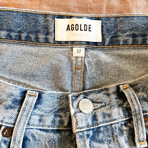 Agolde Riley Crop - Size 27 - Light / Med wash - Picture 10 of 15
